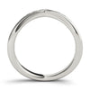 Chevron Channel Wedding Ring DiamondStatus