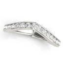 Chevron Channel Wedding Ring