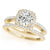 Round Cut Halo Engagement Ring