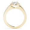 Round Cut Halo Engagement Ring DiamondStatus