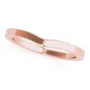 Curved Plain Wedding Ring