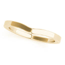 Curved Plain Wedding Ring