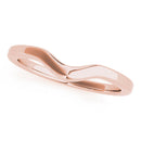 Curved Plain Wedding Ring