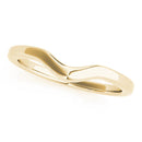Curved Plain Wedding Ring