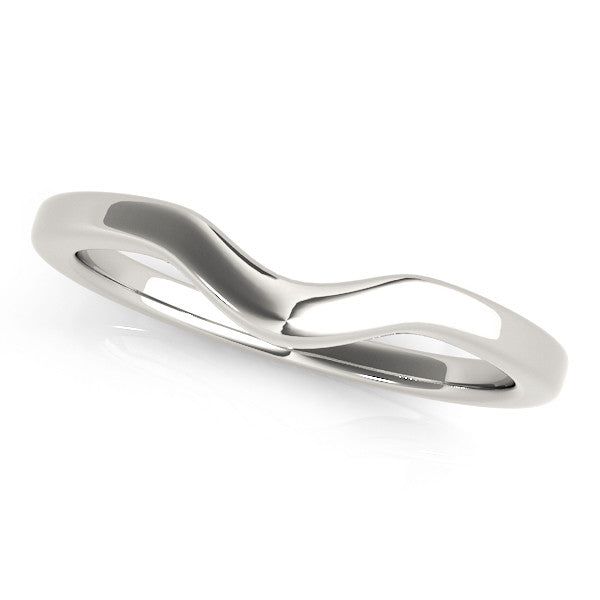 Curved Plain Wedding Ring