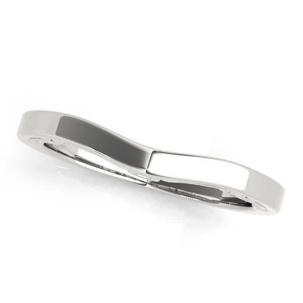 Curved Plain Wedding Ring