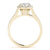 Round Cut Halo Pavé Engagement Ring