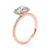 Round Halo Pavé Engagement Ring