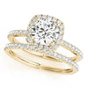 Round Halo Pavé Engagement Ring DiamondStatus