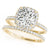 Cushion Cut Halo Pavé Engagement Ring