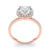 Cushion Cut Halo Pavé Engagement Ring