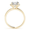Cushion Cut Halo Engagement Ring DiamondStatus