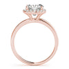 Cushion Cut Halo Engagement Ring DiamondStatus