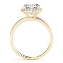Cushion Cut Halo Engagement Ring