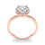 Cushion Cut Halo Engagement Ring