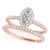 Marquise Cut Halo Pavé Engagement Ring