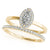Marquise Cut Halo Engagement Ring