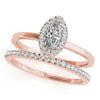 Marquise Cut Halo Engagement Ring DiamondStatus