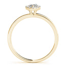 Marquise Cut Halo Engagement Ring