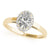 Oval Cut Halo Engagement Ring