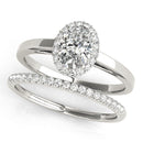 Oval Cut Halo Engagement Ring