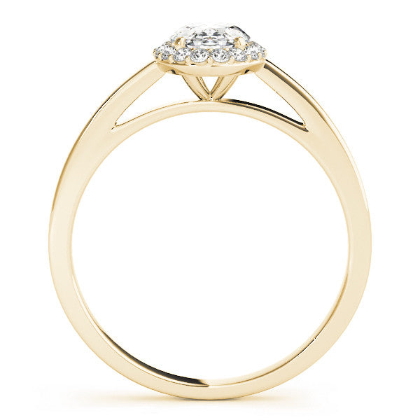 Oval Cut Halo Engagement Ring
