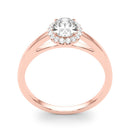 Oval Cut Halo Engagement Ring