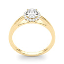 Oval Cut Halo Engagement Ring