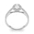 Oval Cut Halo Pavé Engagement Ring