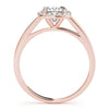 Cushion Cut Halo Engagement Ring DiamondStatus