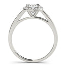 Cushion Cut Halo Engagement Ring