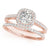 Cushion Cut Halo Pavé Engagement Ring