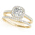Cushion Cut Halo Pavé Engagement Ring