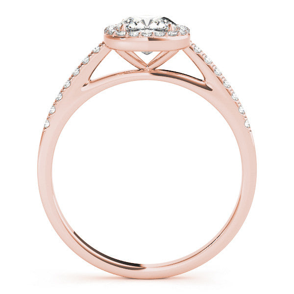 Cushion Cut Halo Pavé Engagement Ring