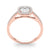 Cushion Cut Halo Pavé Engagement Ring