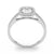 Cushion Cut Halo Pavé Engagement Ring