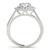 Round Cut Double Halo Engagement Ring