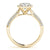 Round Cut Halo Pavé Engagement Ring