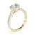 Round Cut Halo Pavé Engagement Ring