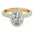 Oval Cut Halo Pavé Engagement Ring