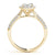 Oval Cut Halo Pavé Engagement Ring