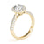 Oval Cut Halo Pavé Engagement Ring