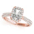 Emerald Cut Halo Pavé Engagement Ring