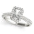 Emerald Cut Halo Pavé Engagement Ring