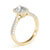 Emerald Cut Halo Pavé Engagement Ring