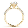 Marquise Cut Halo Pavé Engagement Ring DiamondStatus