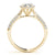 Marquise Cut Halo Pavé Engagement Ring
