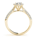 Marquise Cut Halo Pavé Engagement Ring