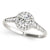 Round Halo Pavé Engagement Ring