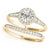 Round Halo Pavé Engagement Ring